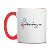 Schöneberger - Tasse zweifarbig - Weiß/Rot