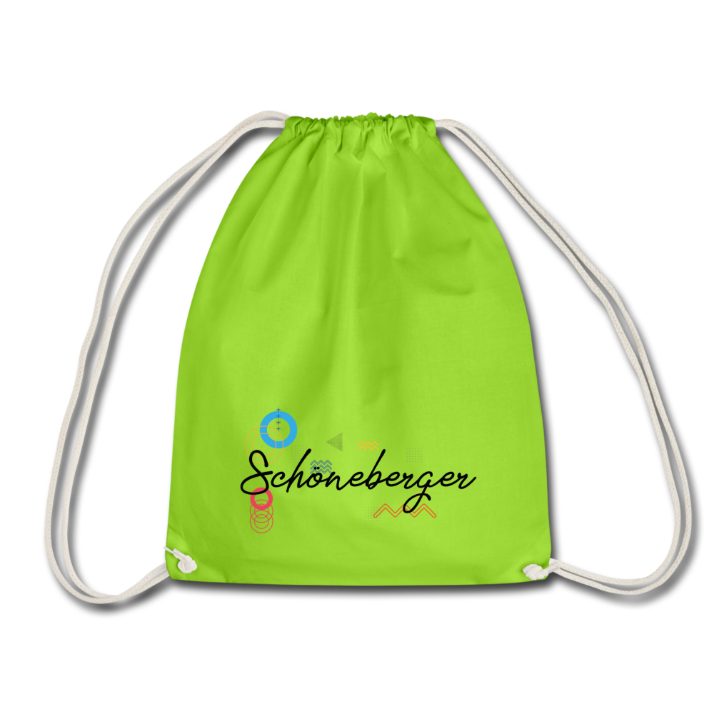 Schöneberger - Turnbeutel - Neongrün