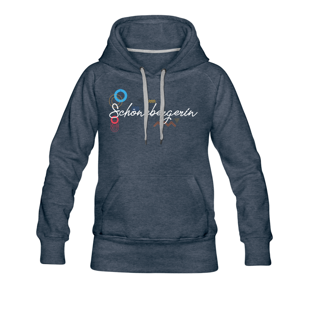 Schönebergerin - Frauen Premium Hoodie - Jeansblau