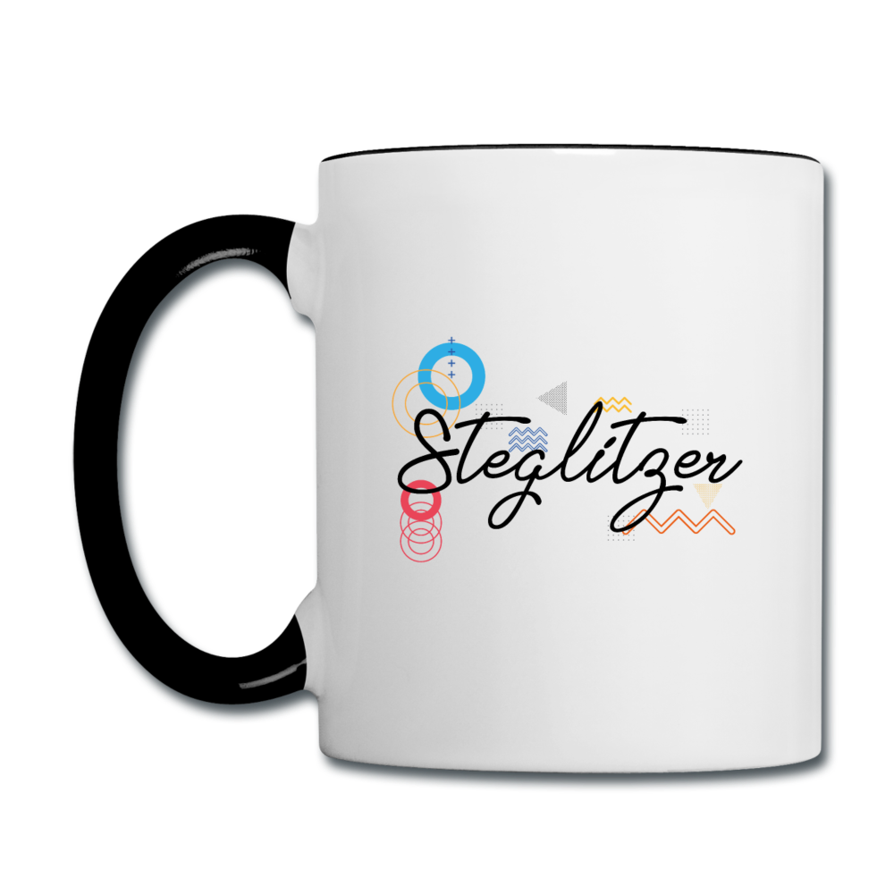 Steglitzer - Tasse zweifarbig - Weiß/Schwarz