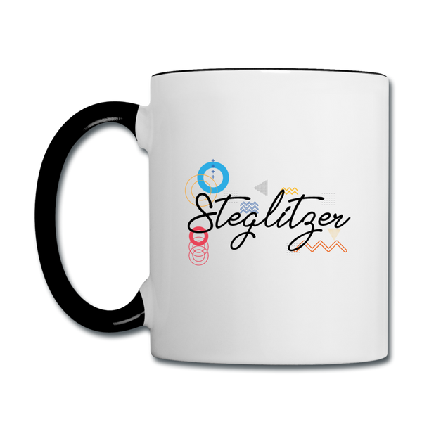 Steglitzer - Tasse zweifarbig - Weiß/Schwarz
