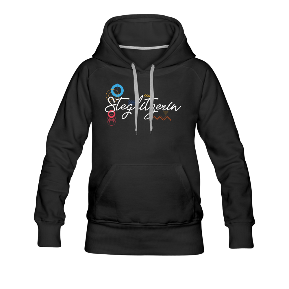 Steglitzerin - Frauen Premium Hoodie - Schwarz
