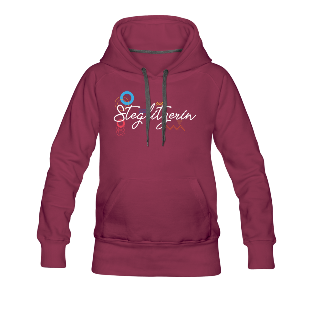 Steglitzerin - Frauen Premium Hoodie - Bordeaux