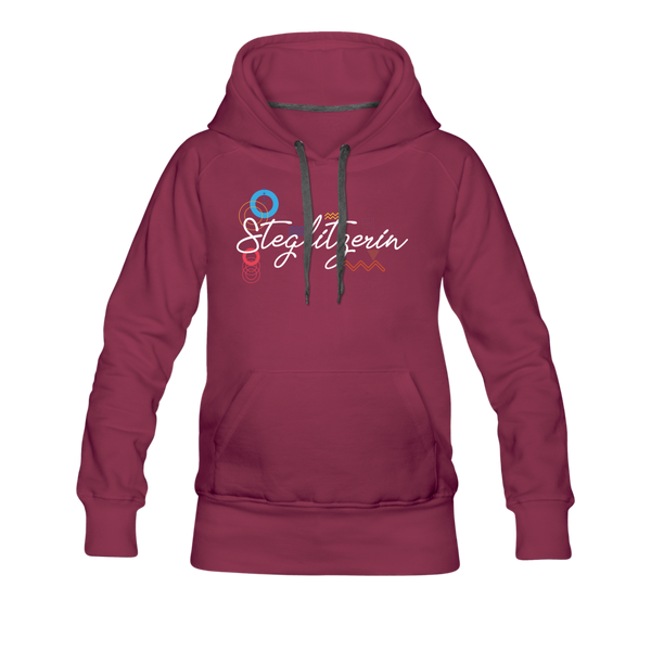 Steglitzerin - Frauen Premium Hoodie - Bordeaux