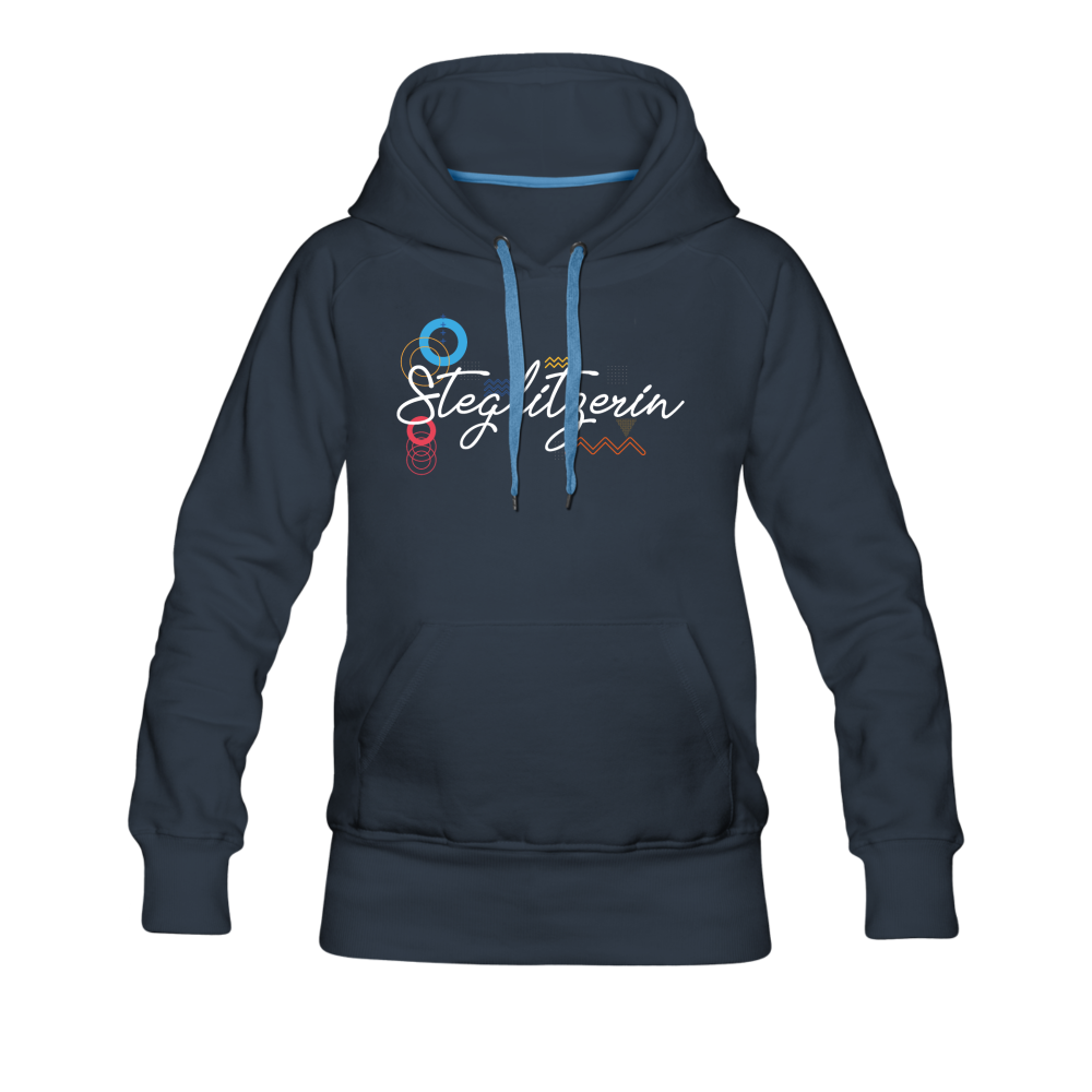 Steglitzerin - Frauen Premium Hoodie - Navy