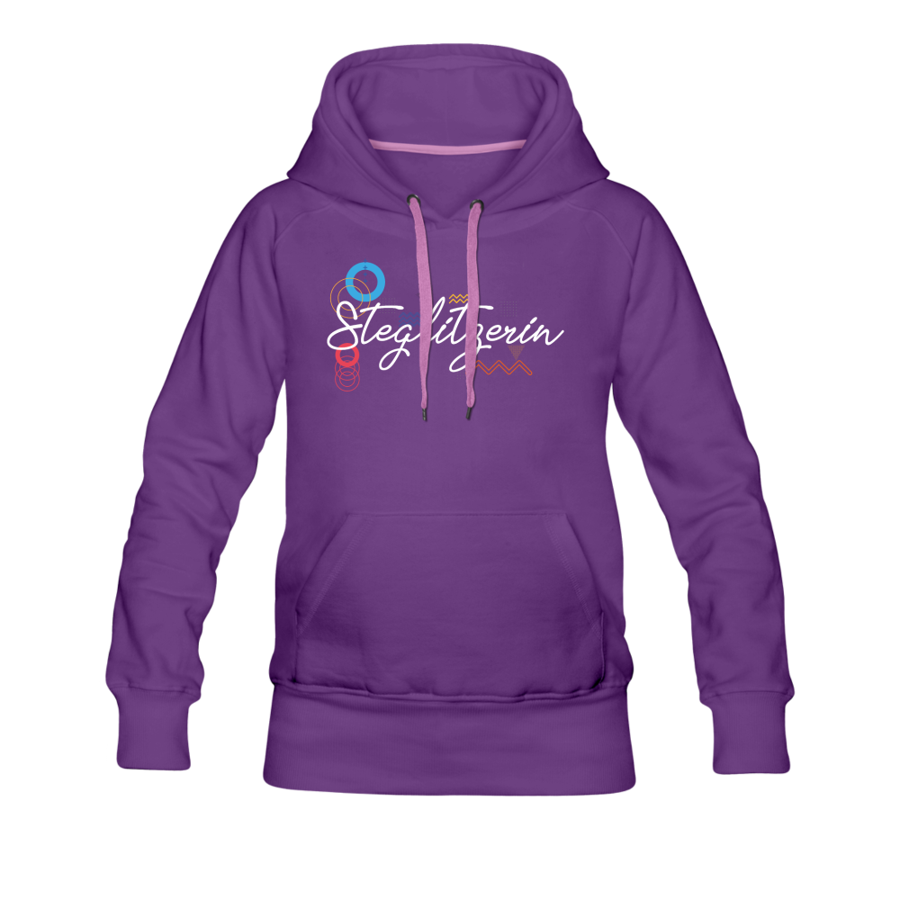 Steglitzerin - Frauen Premium Hoodie - Purple
