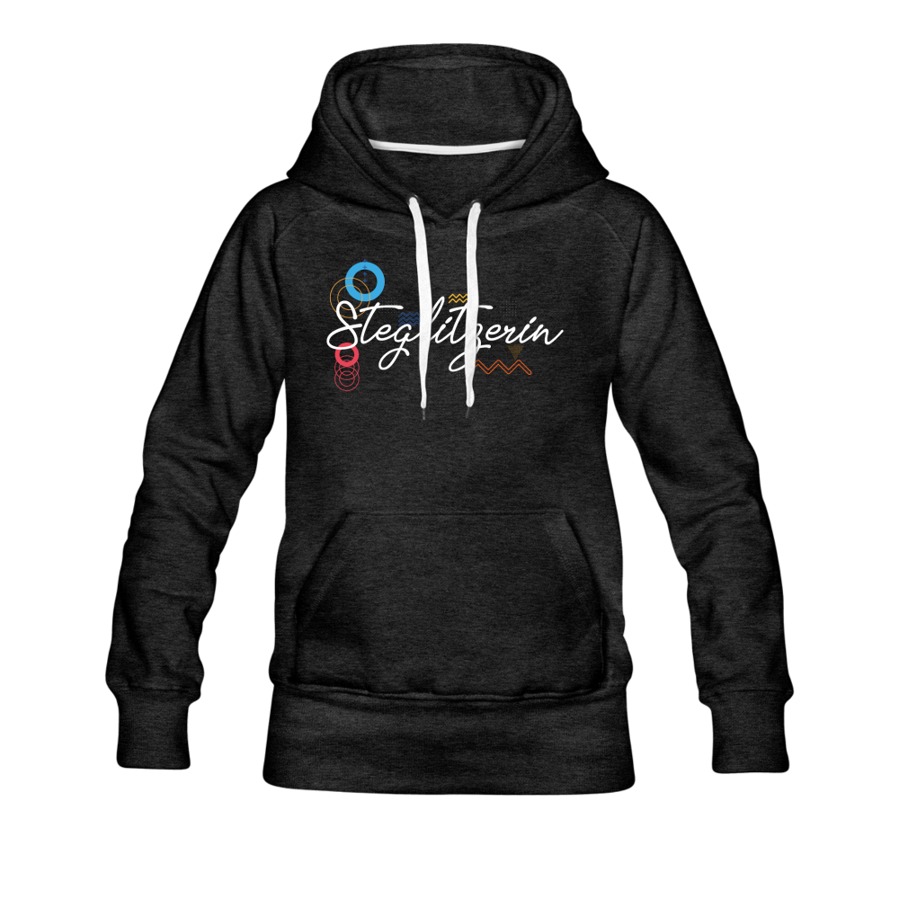 Steglitzerin - Frauen Premium Hoodie - Anthrazit