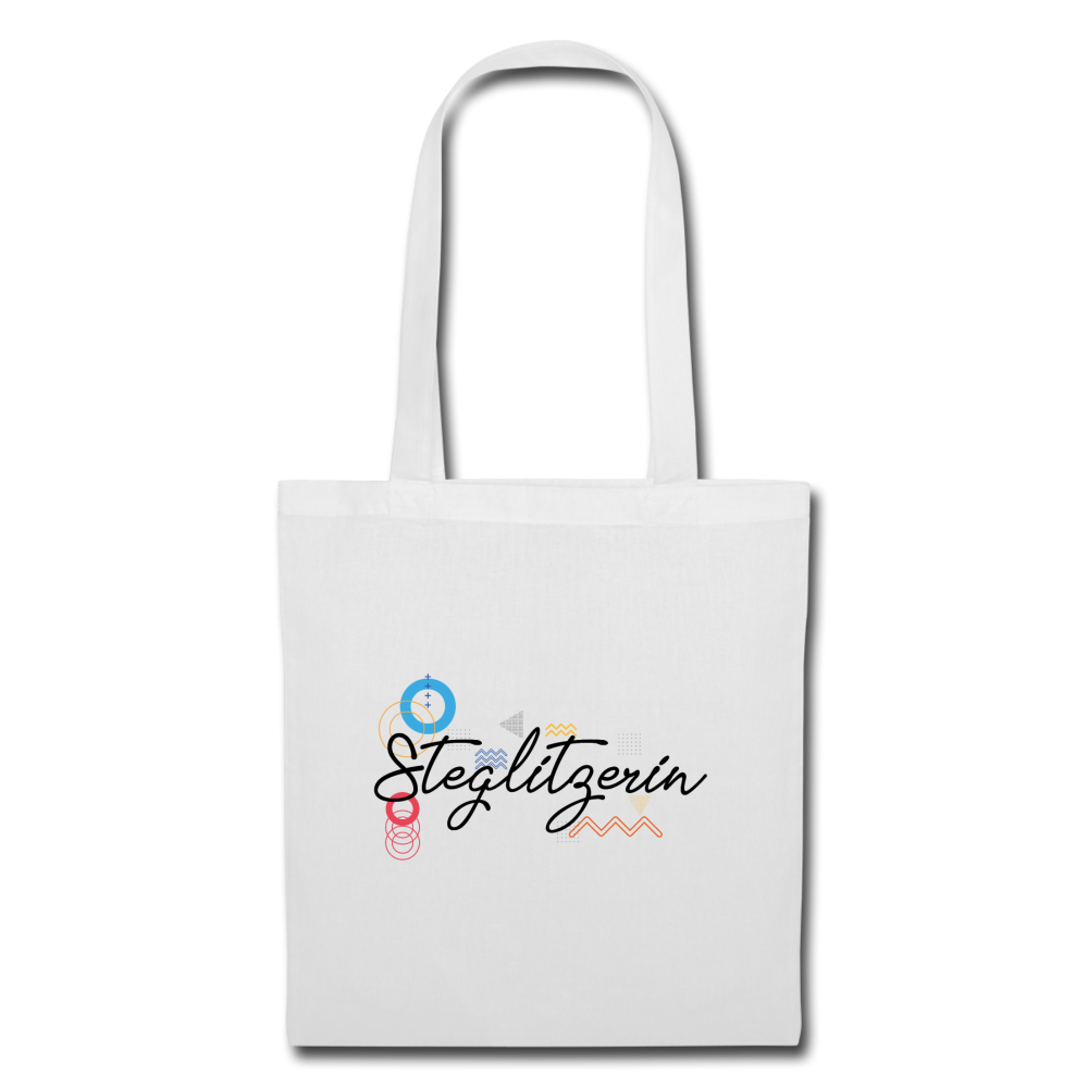 Steglitzerin - Stoffbeutel - Weiß