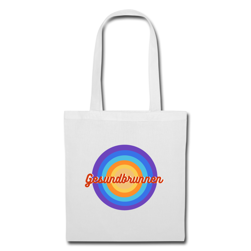 Gesundbrunnen Retro - Stoffbeutel - Weiß