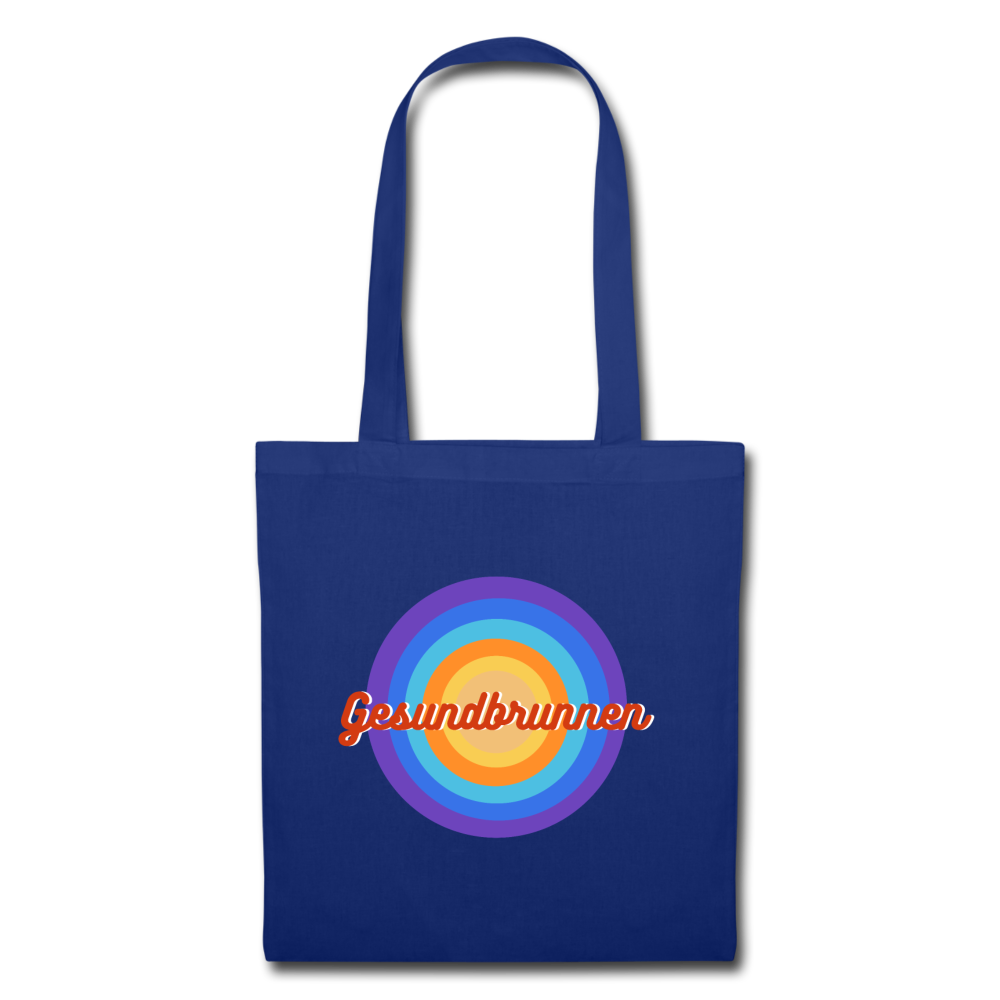 Gesundbrunnen Retro - Stoffbeutel - Royalblau
