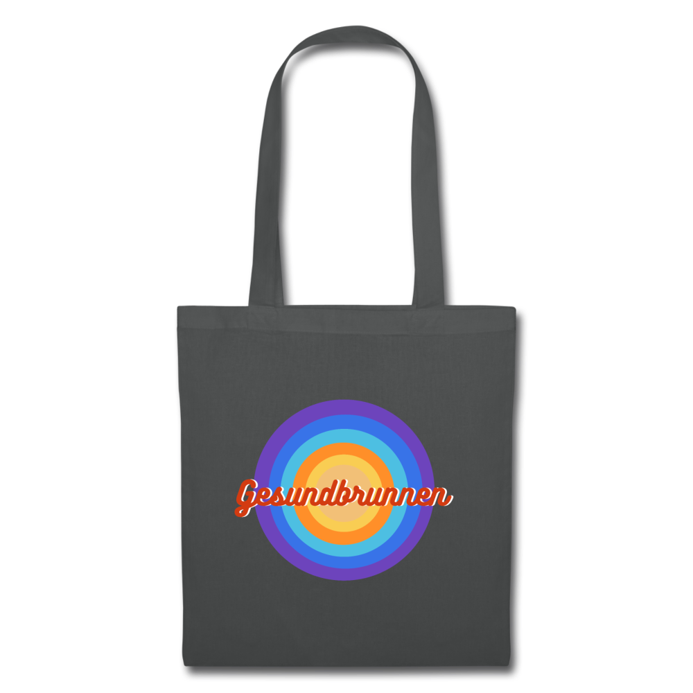 Gesundbrunnen Retro - Stoffbeutel - Graphite