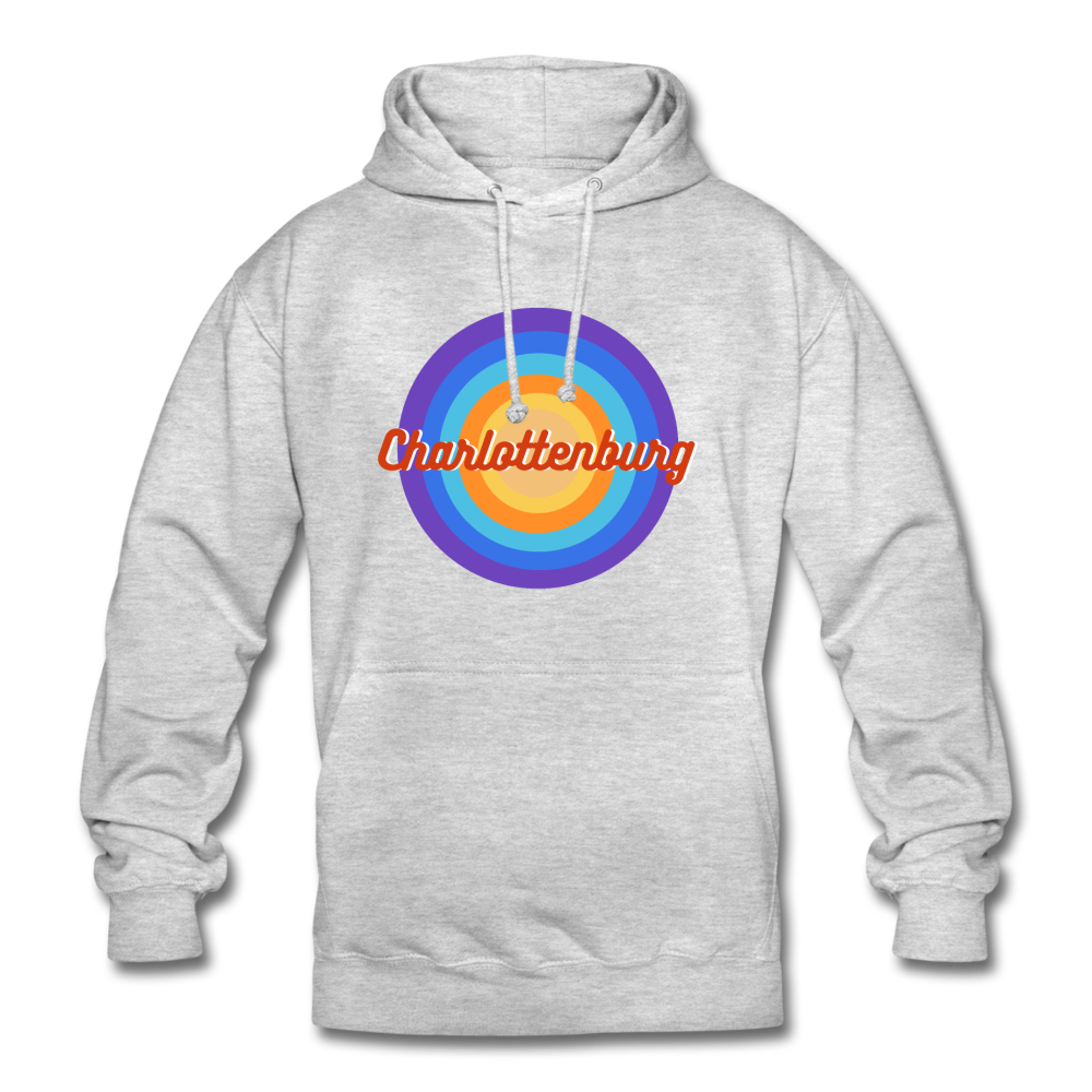 Charlottenburg Retro - Unisex Hoodie - Hellgrau meliert