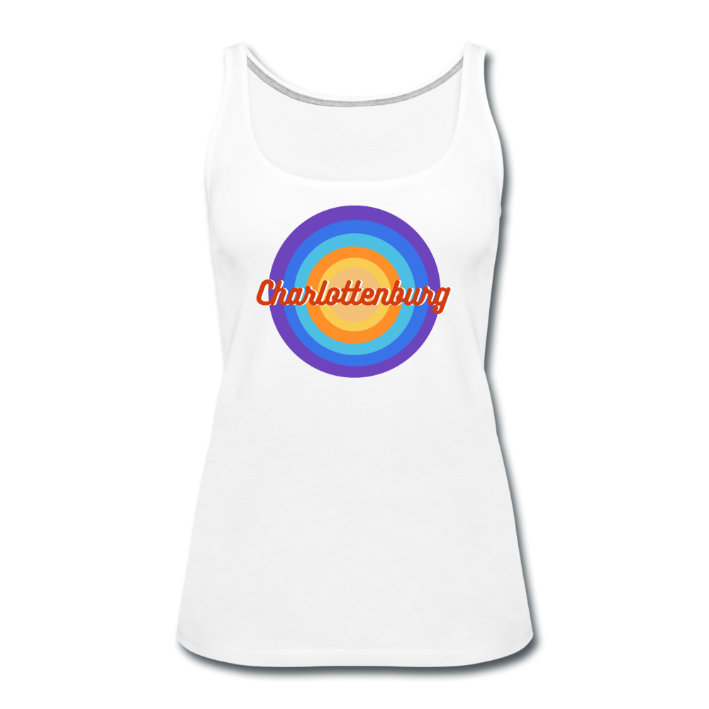 Charlottenburg Retro - Frauen Premium Tank Top - Weiß