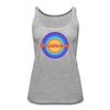 Charlottenburg Retro - Frauen Premium Tank Top - Grau meliert
