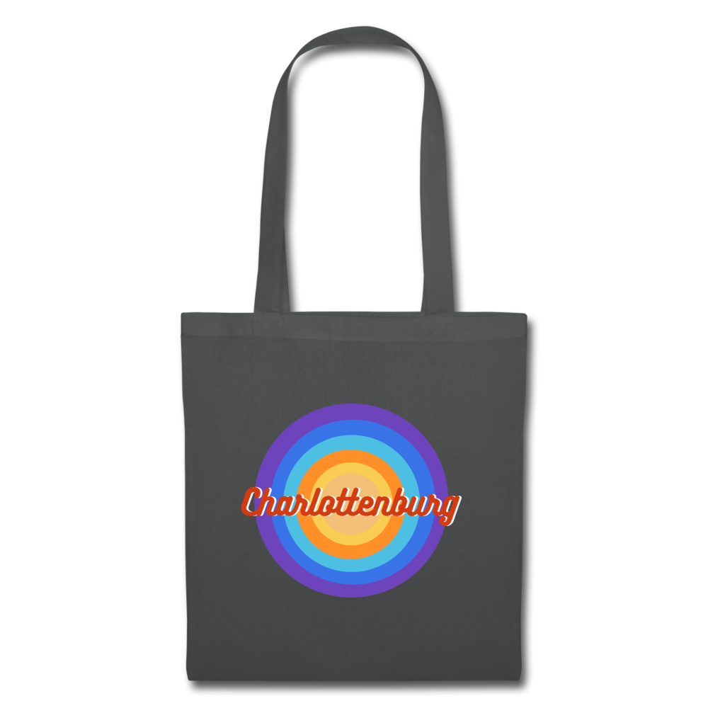 Charlottenburg Retro - Stoffbeutel - Graphite