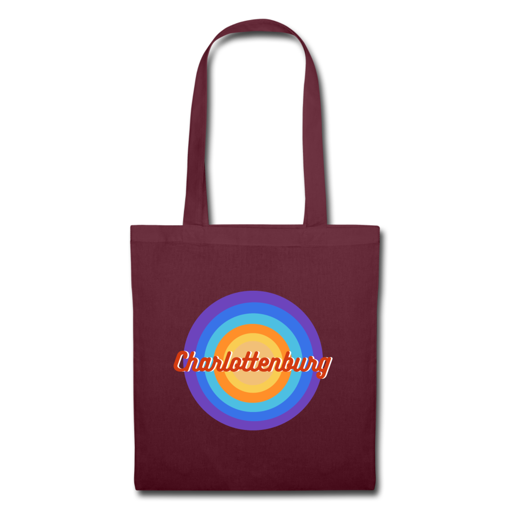 Charlottenburg Retro - Stoffbeutel - Burgunderrot