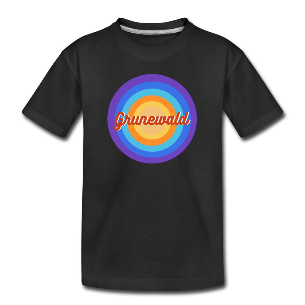 Grunewald Retro - Teenager Premium T-Shirt - Schwarz
