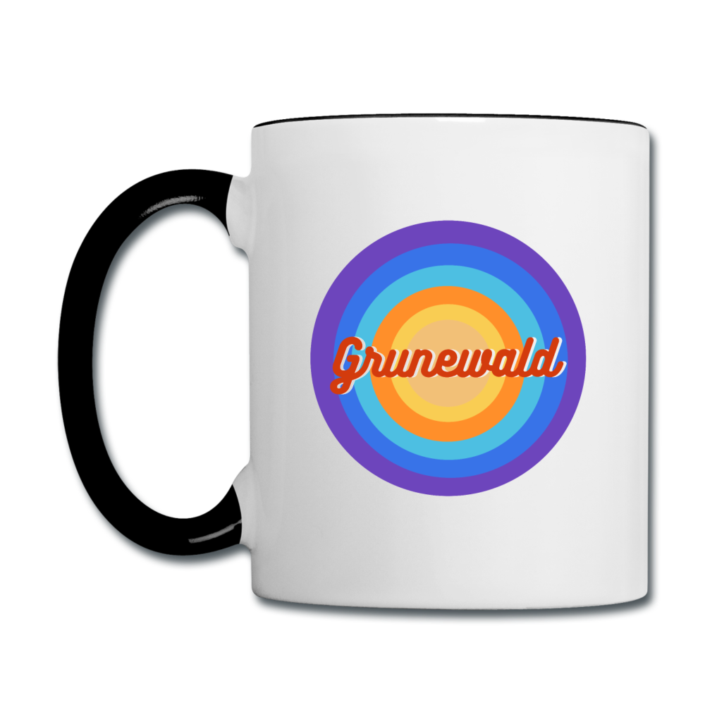 Grunewald Retro - Tasse zweifarbig - Weiß/Schwarz