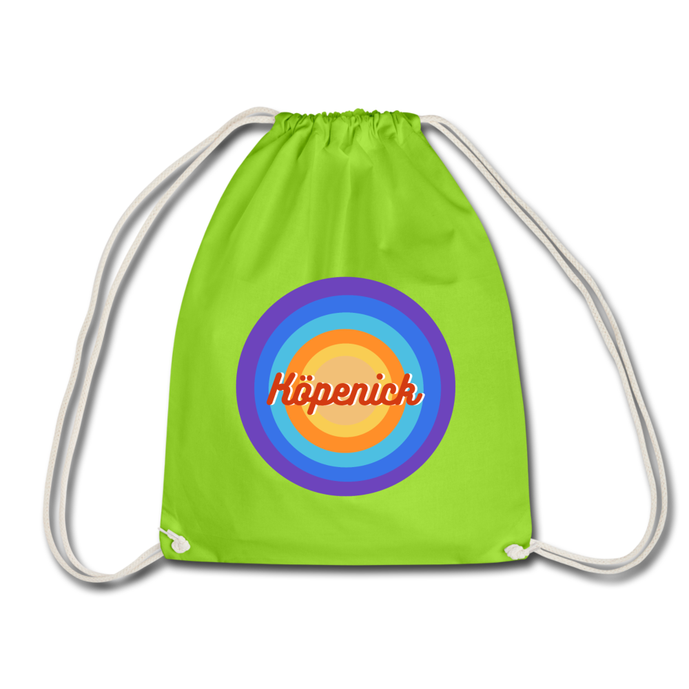 Köpenick Retro - Turnbeutel - Neongrün