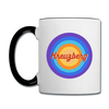 Kreuzberg Retro - Tasse zweifarbig - Weiß/Schwarz