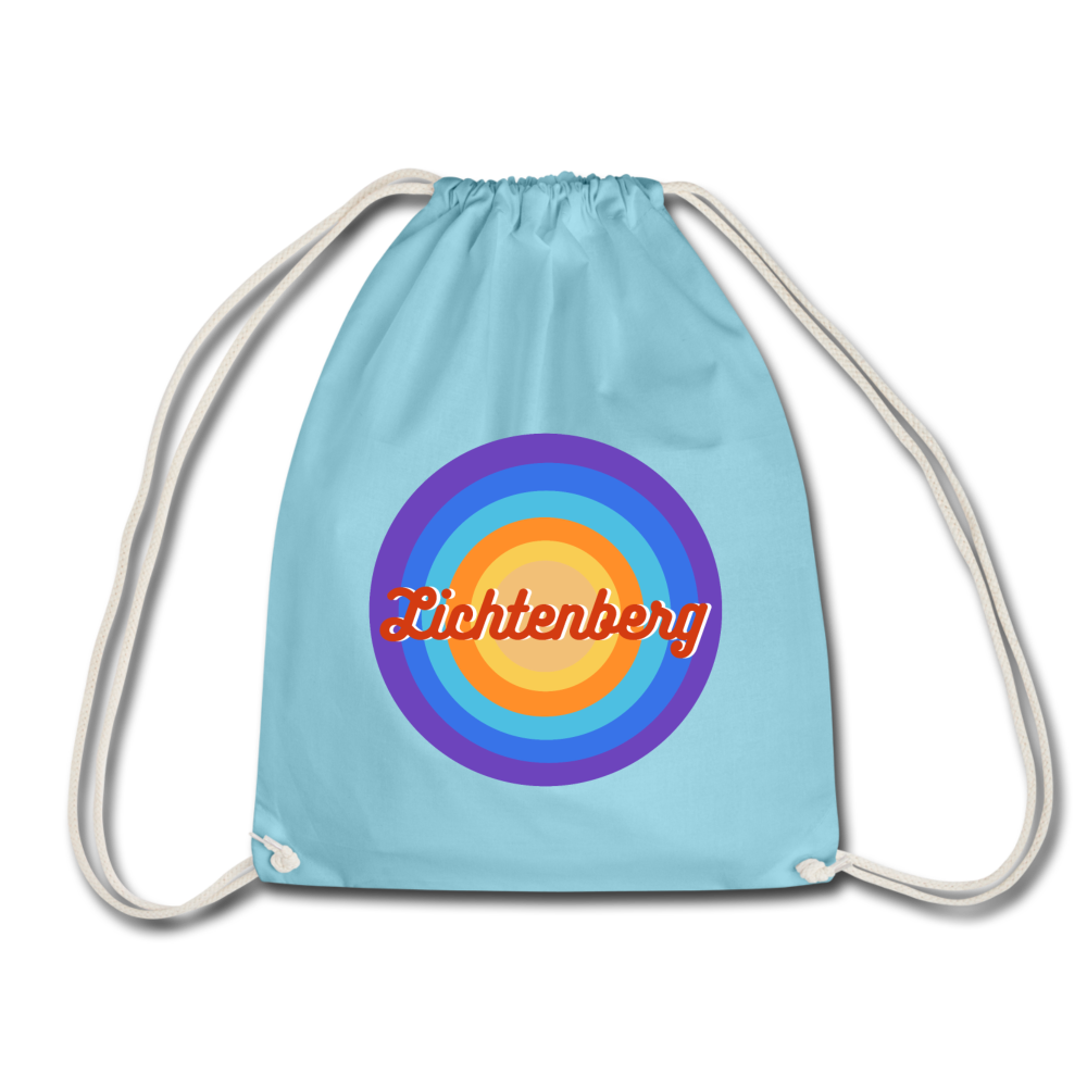 Lichtenberg Retro - Turnbeutel - Aqua