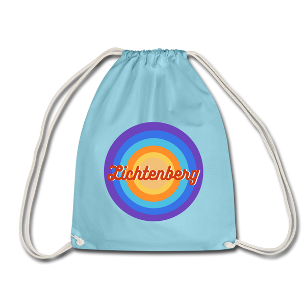 Lichtenberg Retro - Turnbeutel - Aqua