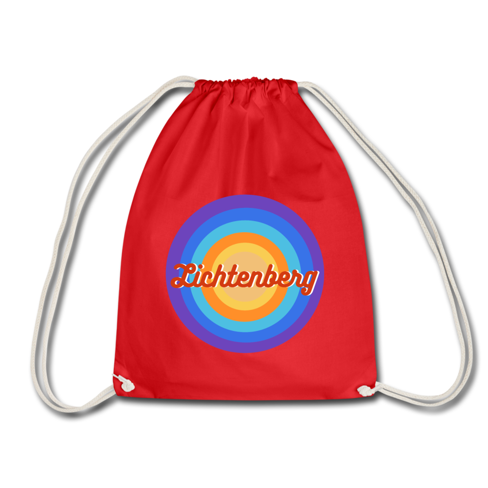 Lichtenberg Retro - Turnbeutel - Rot