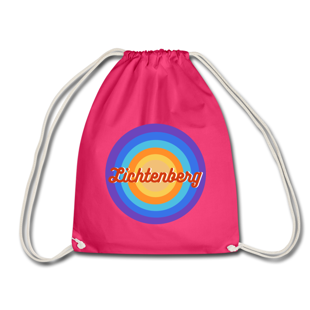 Lichtenberg Retro - Turnbeutel - Fuchsia