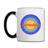 Lichtenberg Retro - Tasse zweifarbig - Weiß/Schwarz