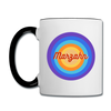 Marzahn Retro - Tasse zweifarbig - Weiß/Schwarz