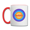Neukölln Retro - Tasse zweifarbig - Weiß/Rot