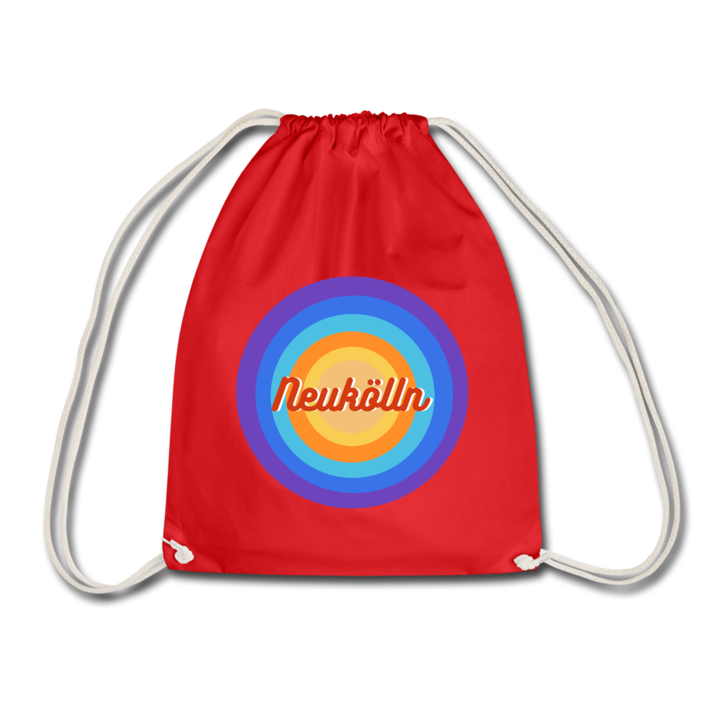 Neukölln Retro - Turnbeutel - Rot