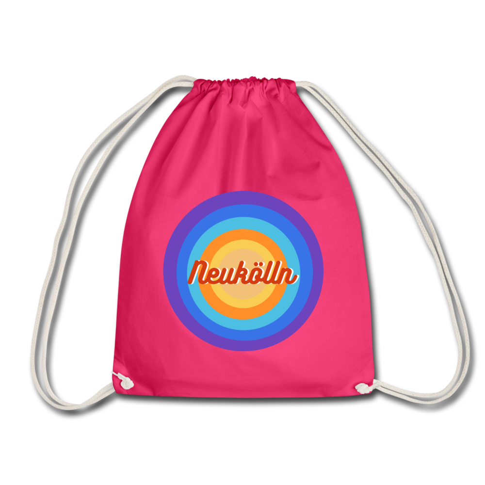Neukölln Retro - Turnbeutel - Fuchsia