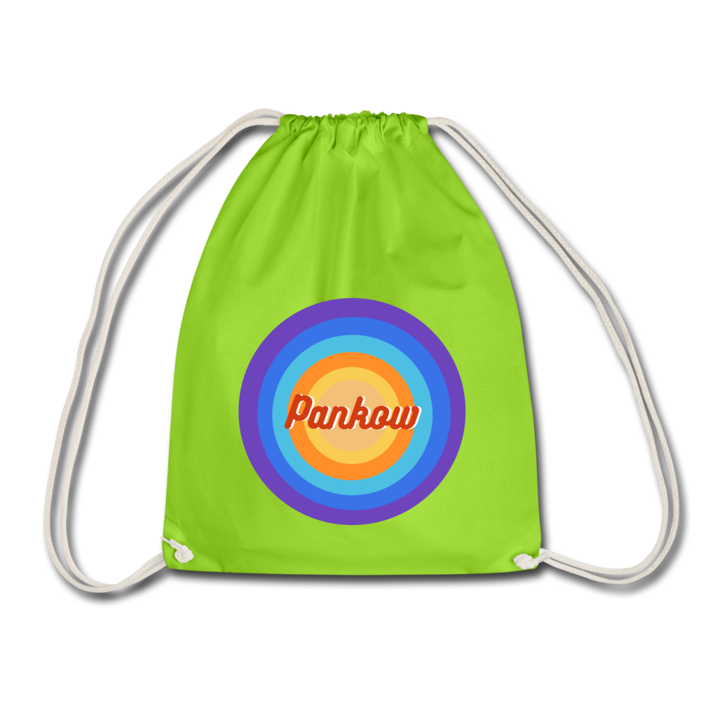 Pankow Retro - Turnbeutel - Neongrün