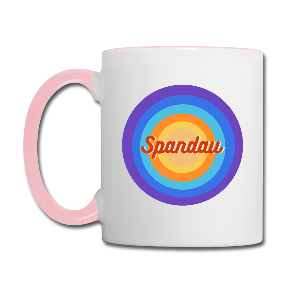 Spandau Retro - Tasse zweifarbig - Weiß/Pink