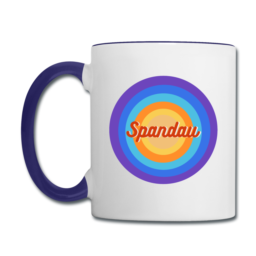 Spandau Retro - Tasse zweifarbig - Weiß/Kobaltblau