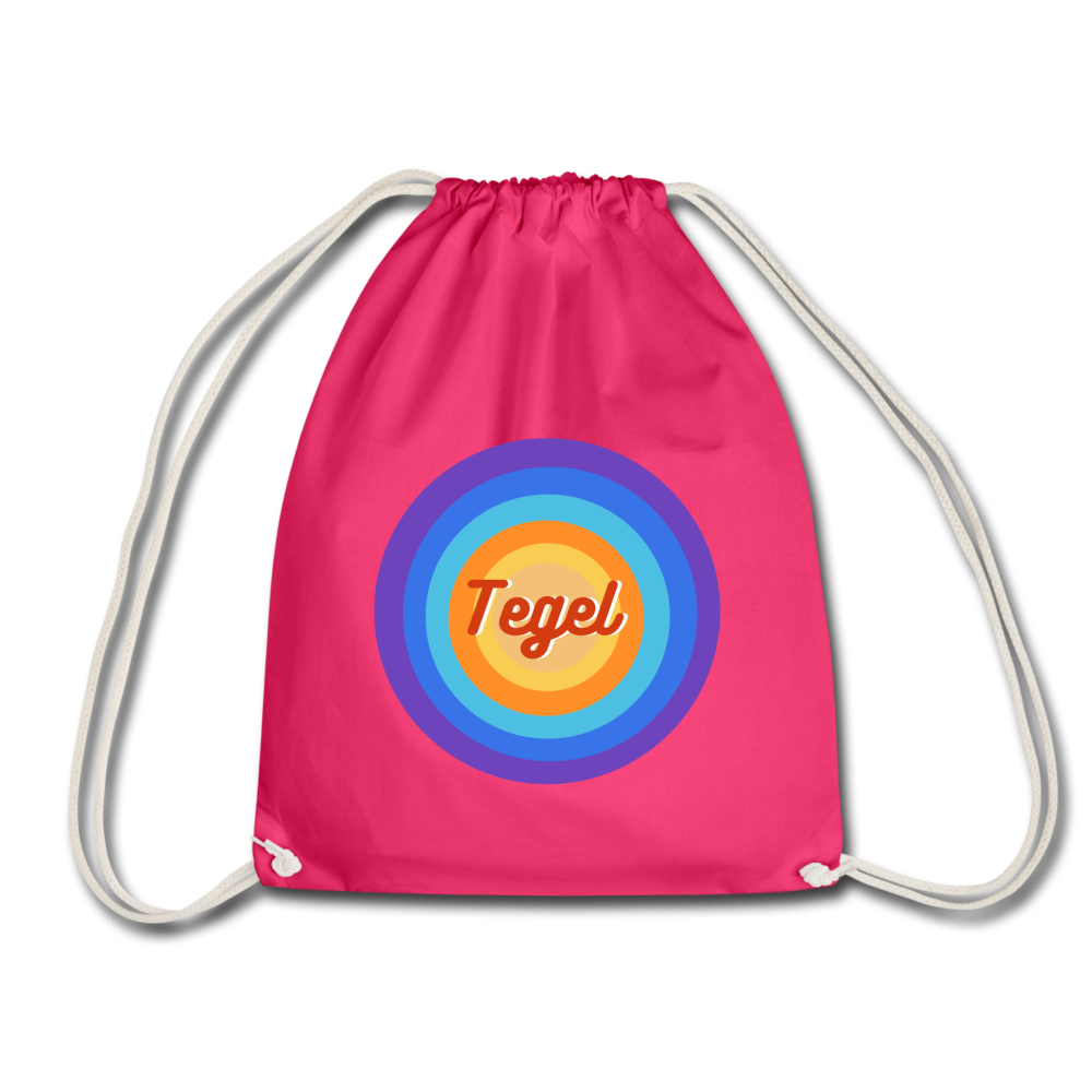Tegel Retro - Turnbeutel - Fuchsia