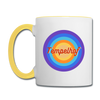 Tempelhof Retro - Tasse zweifarbig - Weiß/Gelb