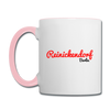 Reinickendorf Berlin - Tasse zweifarbig - Weiß/Pink