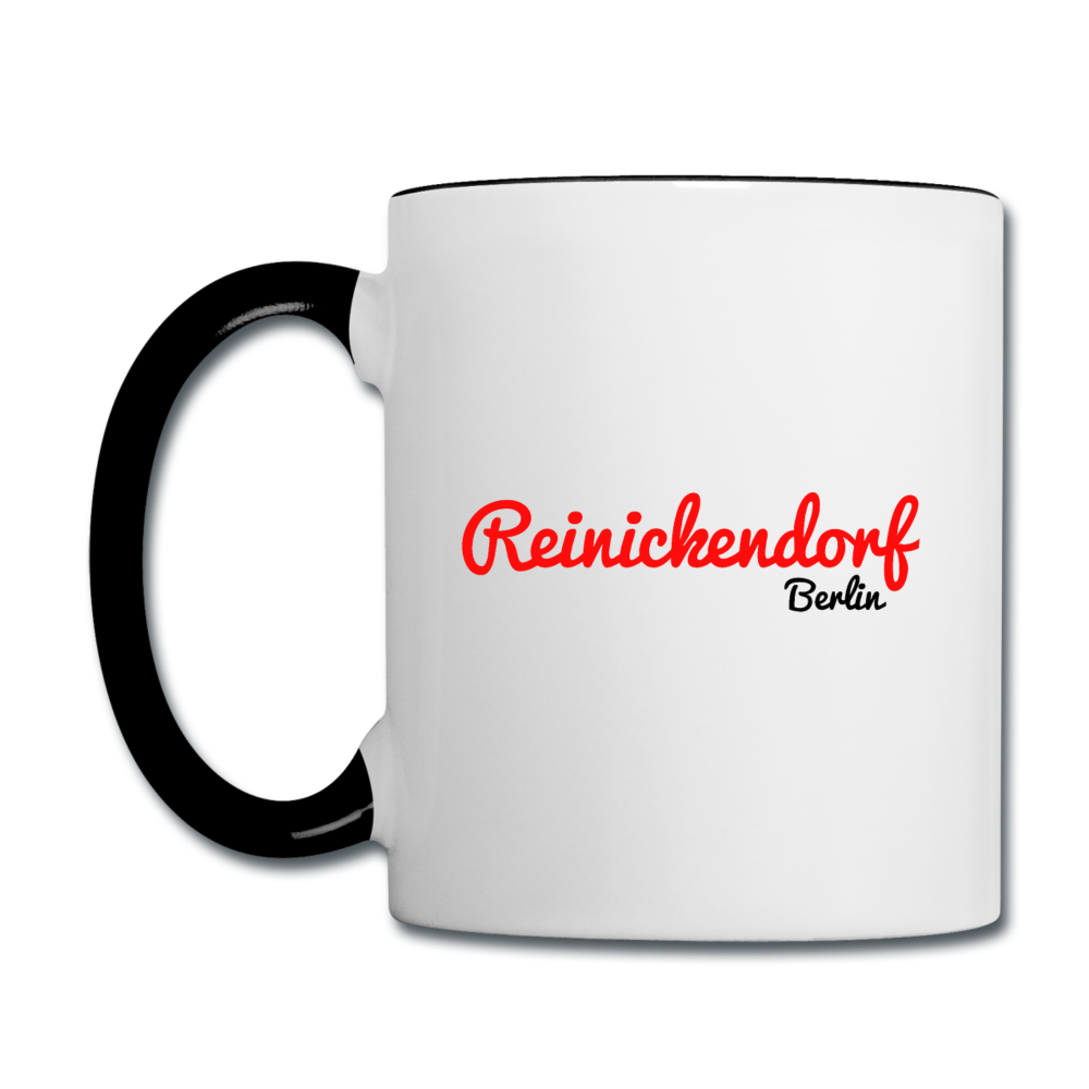 Reinickendorf Berlin - Tasse zweifarbig - Weiß/Schwarz