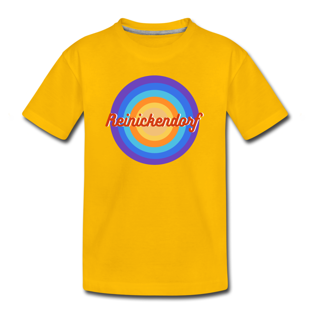 Reinickendorf retro - Kinder Premium T-Shirt - Sonnengelb