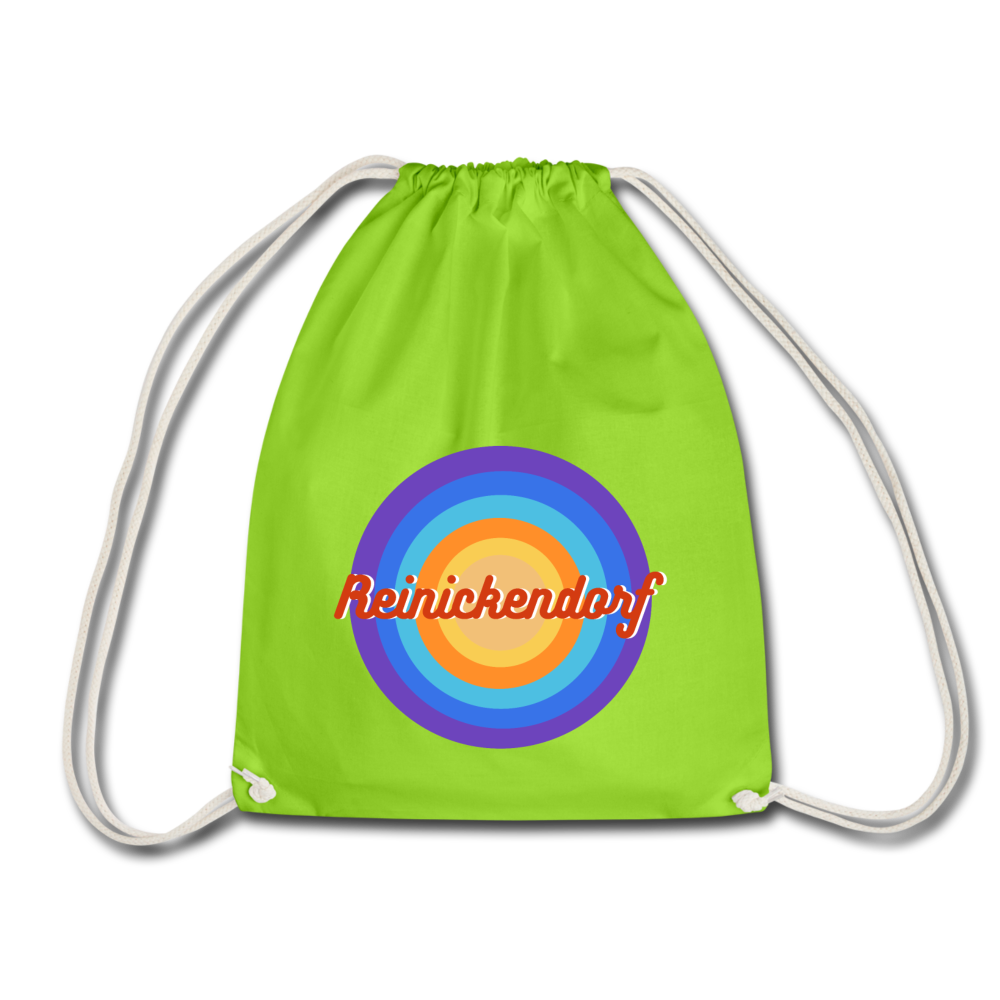 Reinickendorf retro - Turnbeutel - Neongrün