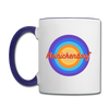 Reinickendorf retro - Tasse zweifarbig - Weiß/Kobaltblau