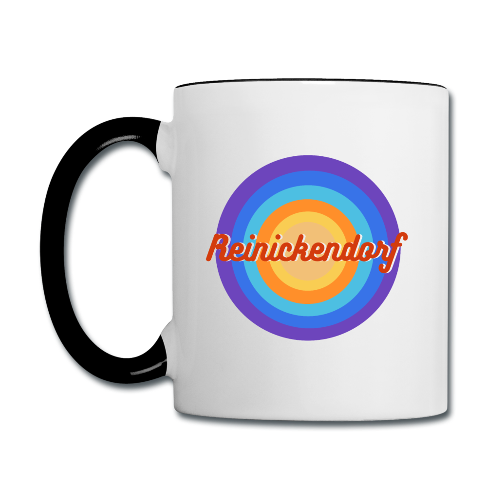 Reinickendorf retro - Tasse zweifarbig - Weiß/Schwarz
