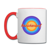 Reinickendorf retro - Tasse zweifarbig - Weiß/Rot