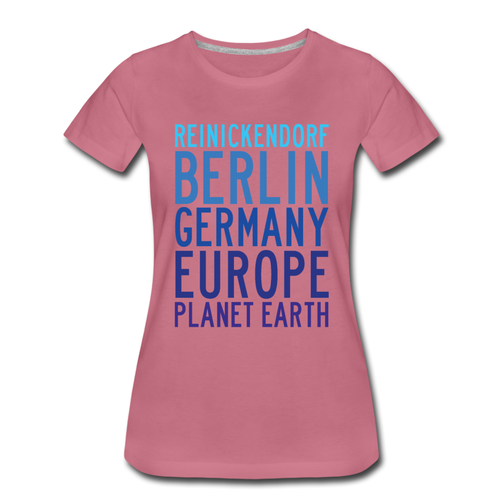 Reinickendorf Planet Earth - Frauen Premium T-Shirt - Malve