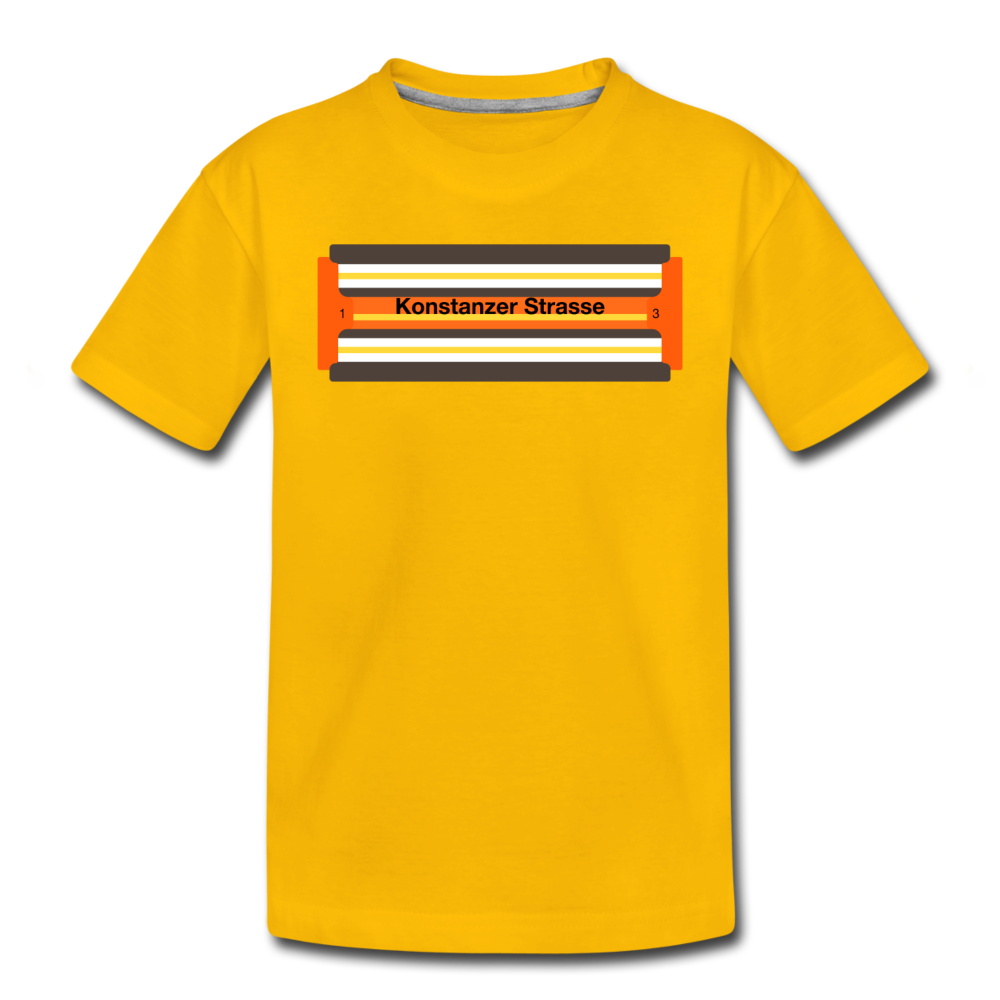 Konstanzer Strasse - Kinder Premium T-Shirt - Sonnengelb
