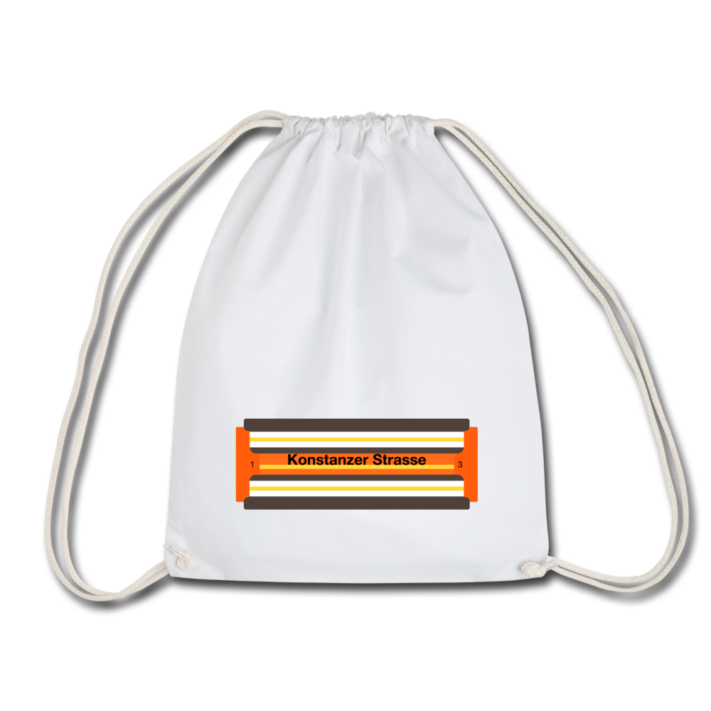 Konstanzer Strasse - Turnbeutel - Weiß