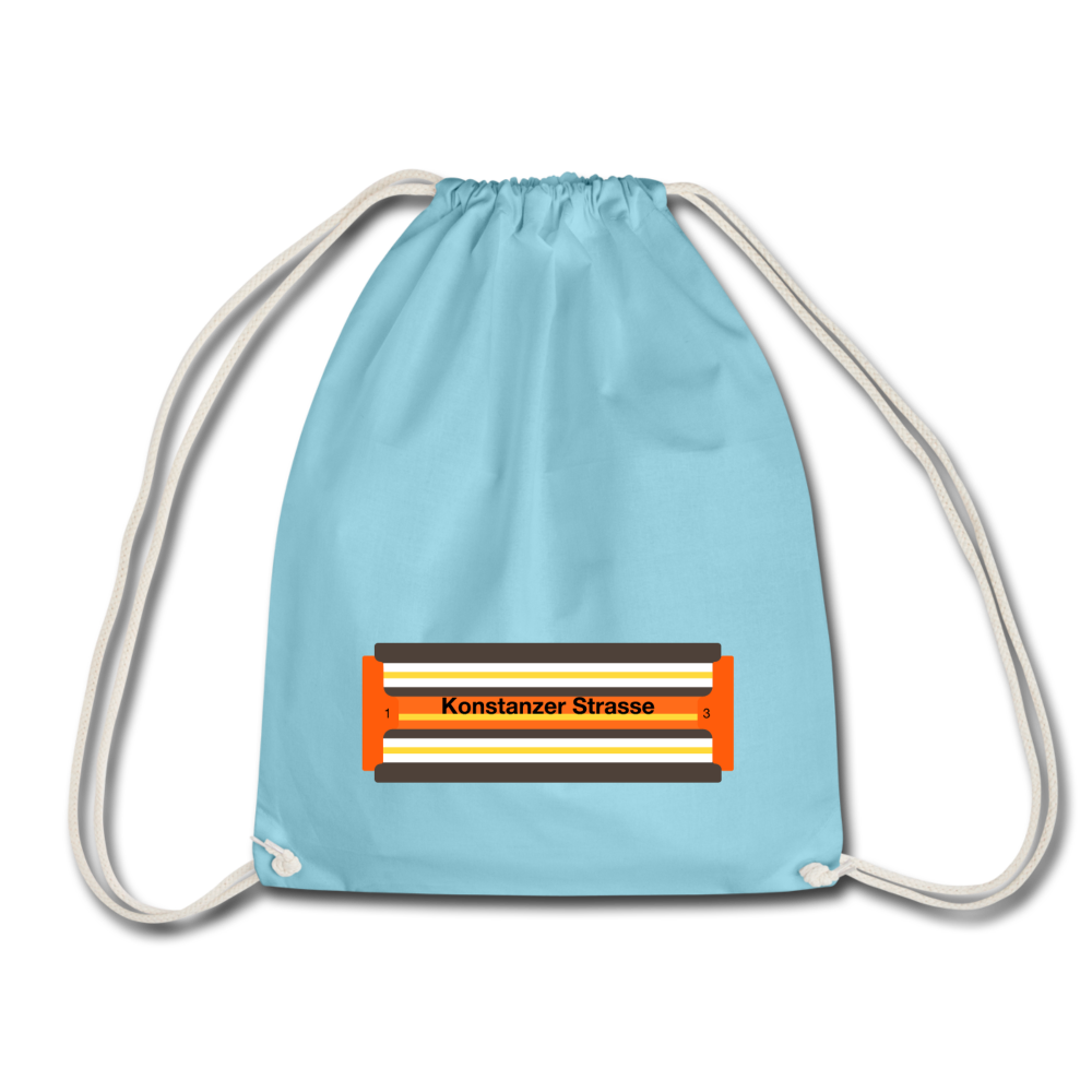 Konstanzer Strasse - Turnbeutel - Aqua
