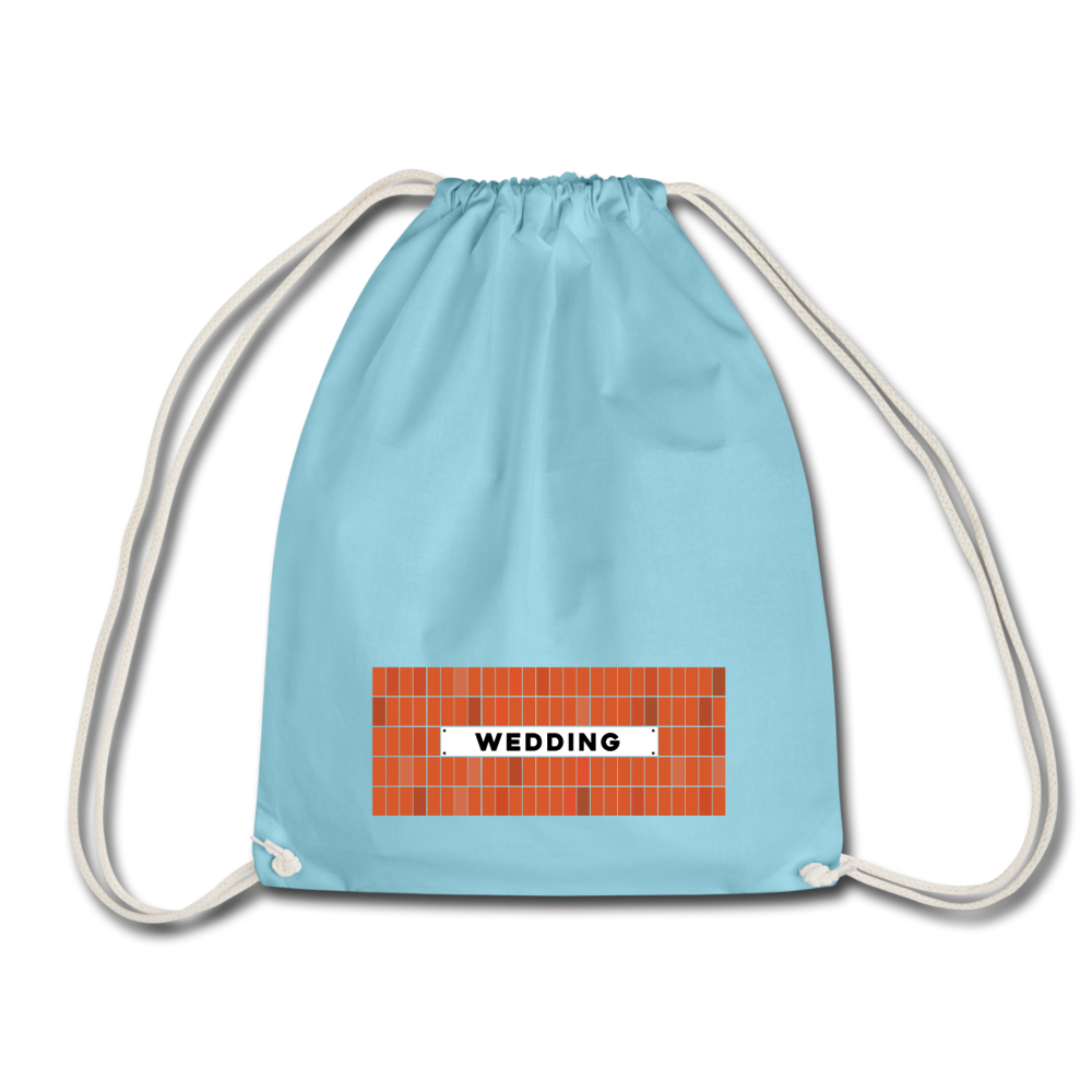 Wedding - Turnbeutel - Aqua